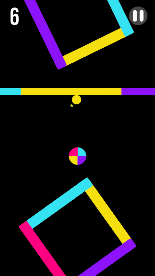 Cuplikan Layar Game Color Switch !