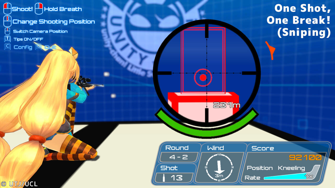 Unity-chan the SharpShooter! screenshot game