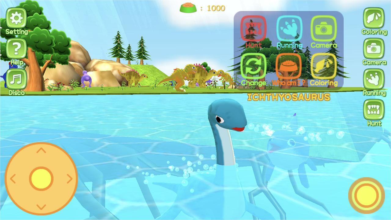 Скриншот игры Dinosaur World 3D - AR Camera