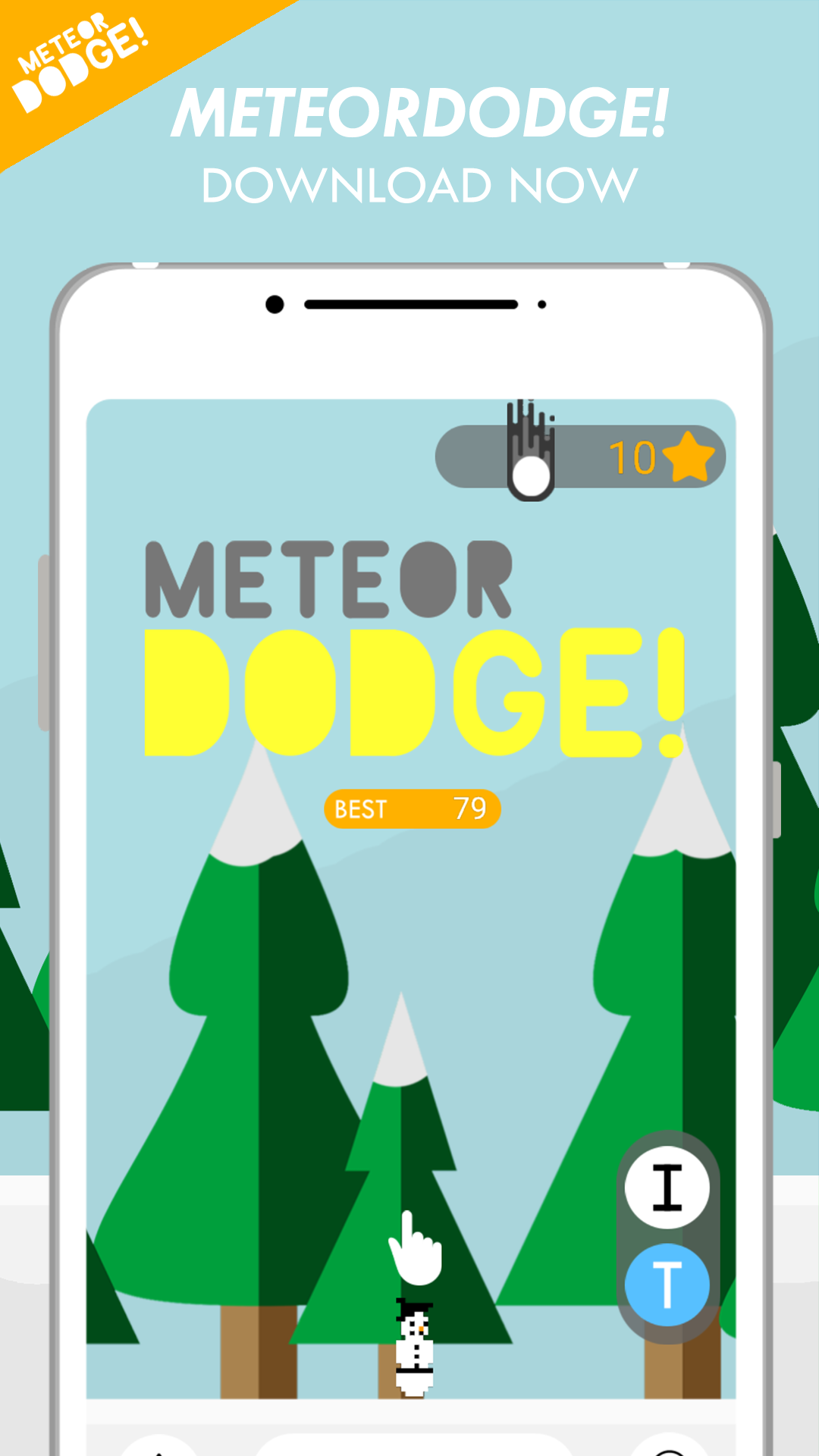 Screenshot of MeteorDodge!