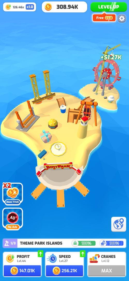 Idle Island Inc screenshot game