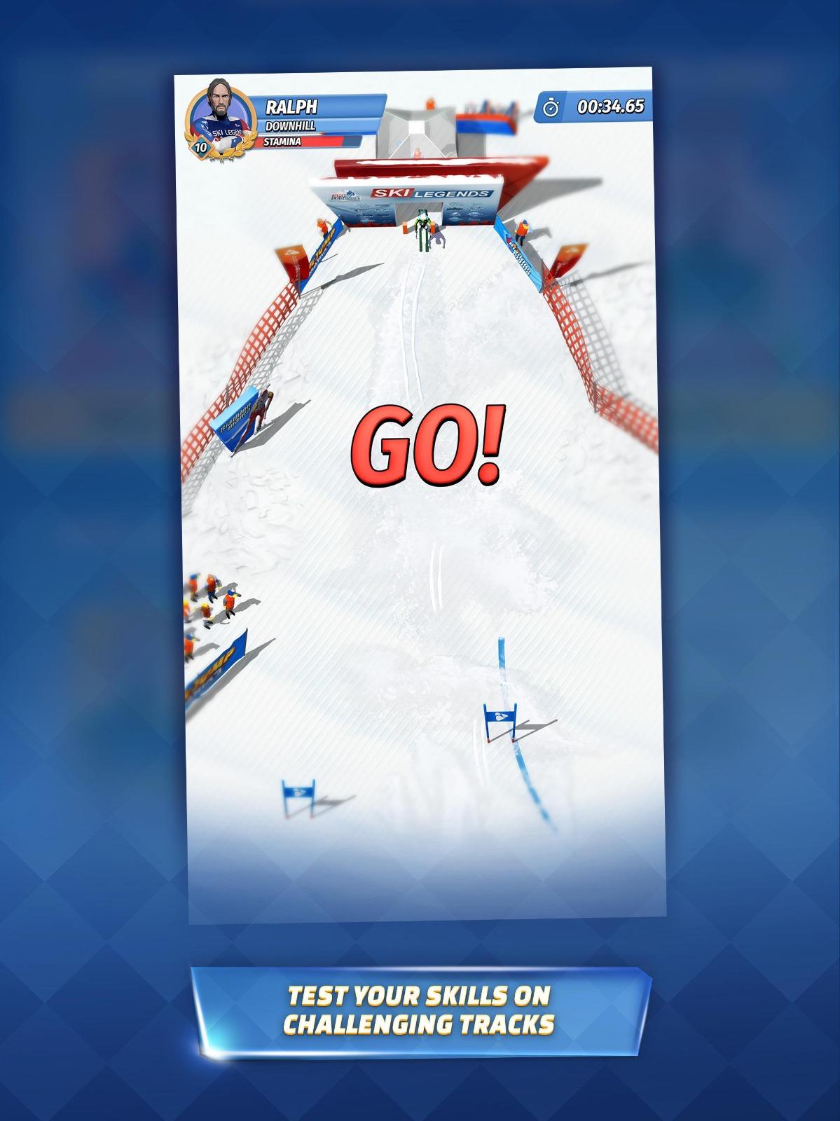 Cuplikan Layar Game Ski Race