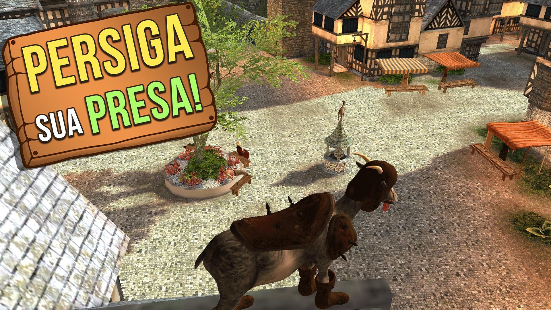 Captura de Tela do Jogo Goat Simulator MMO Simulator
