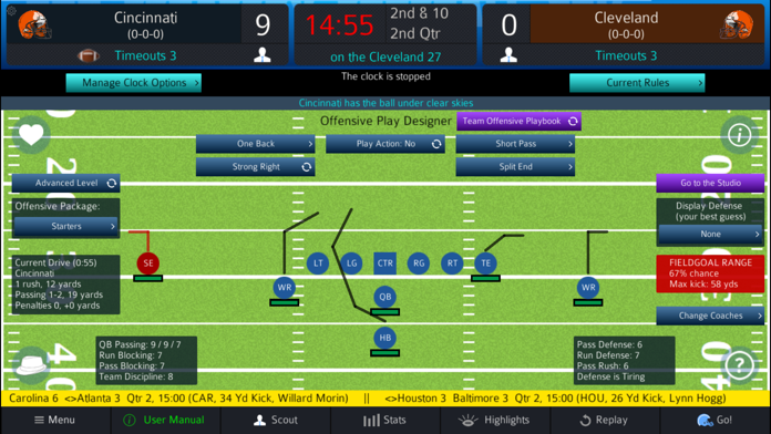 Pro Strategy Football 2024 Game Screenshot