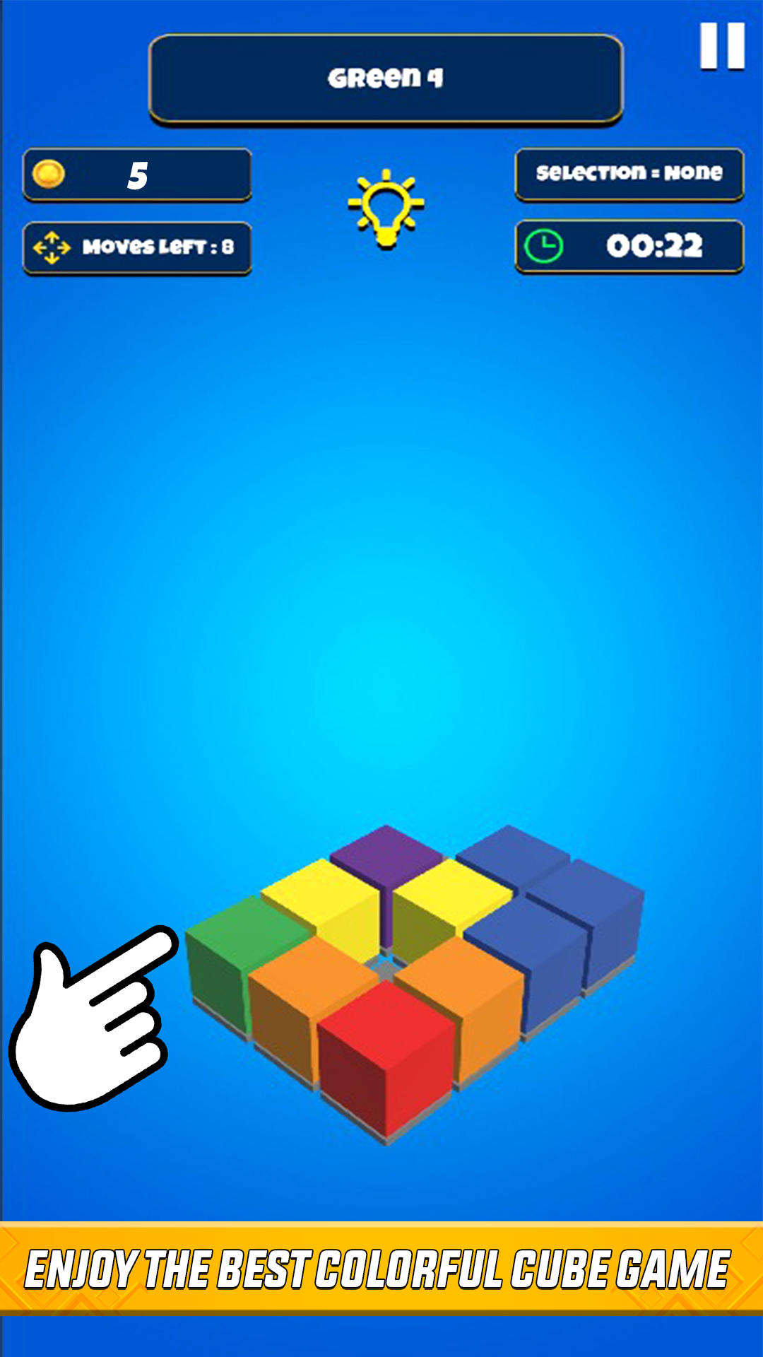 Color Swap Puzzler Game Screenshot