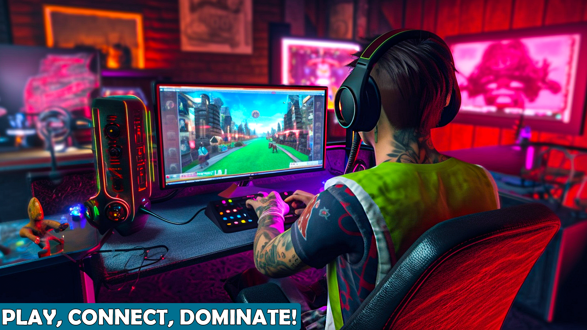 Gaming cafe Game Screenshot