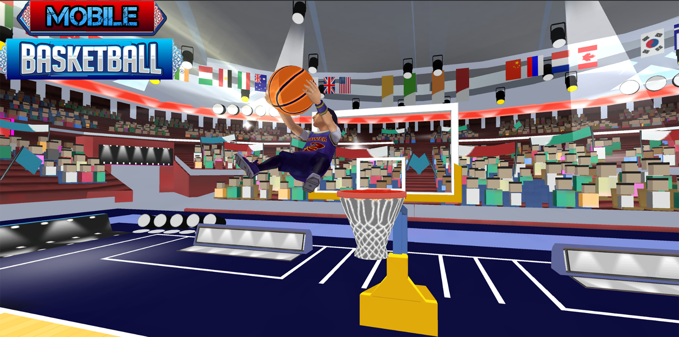 Mobile Basketball ゲームのスクリーンショット