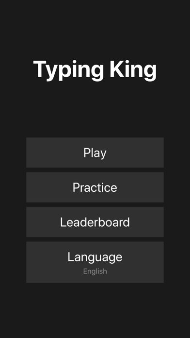 Typing King (Typing practice) screenshot game