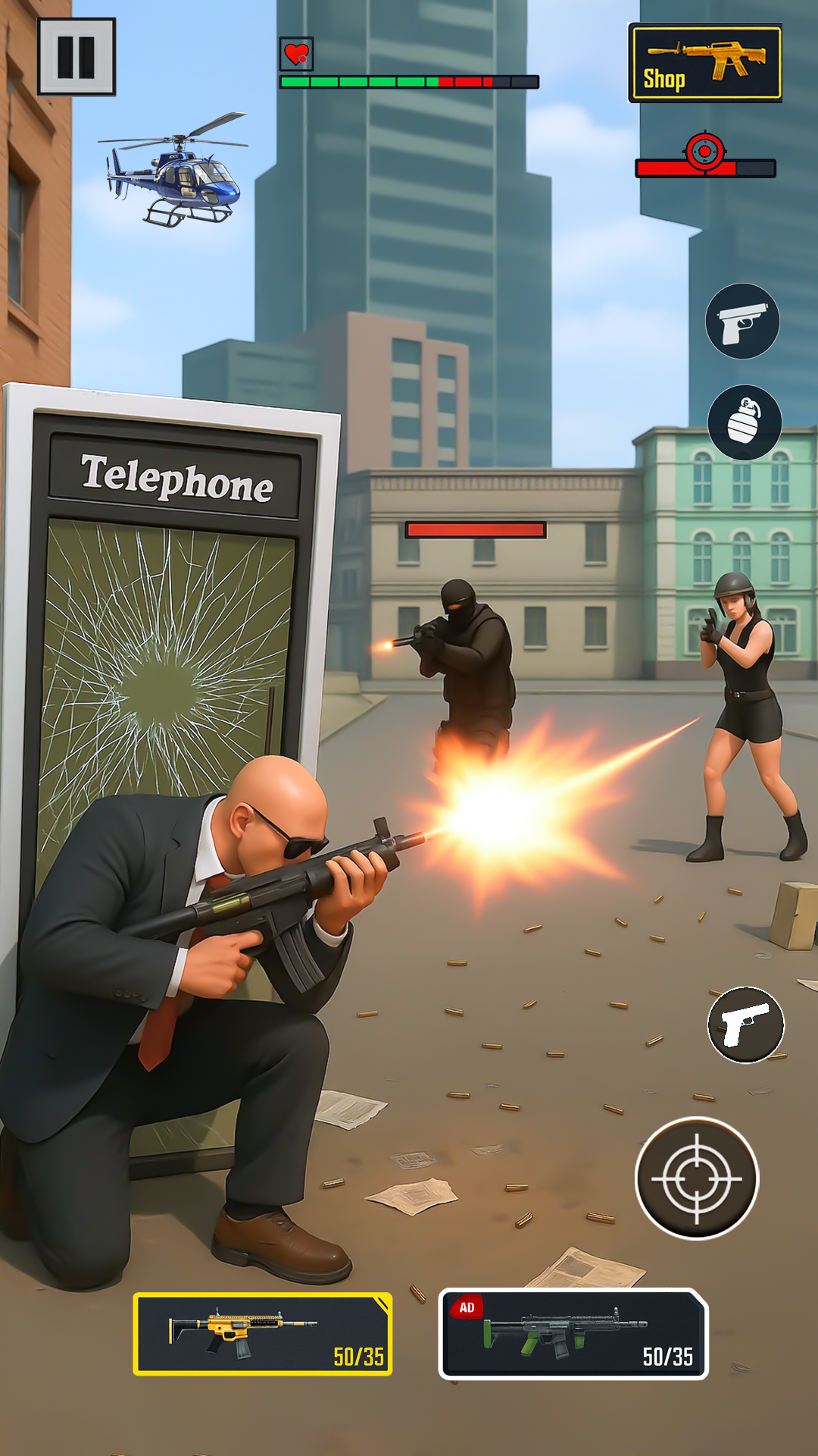 Elite Agent: Gun Shooting Game Game Screenshot