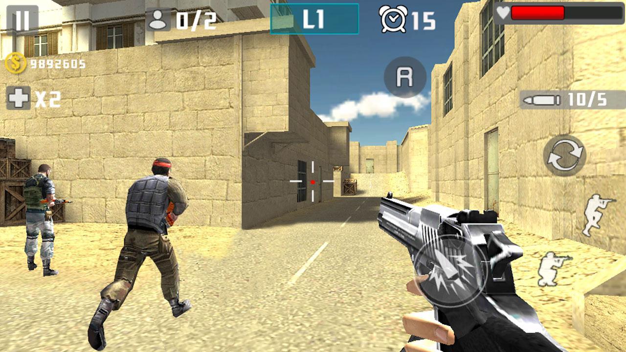 Gun Shot Fire War Game Screenshot
