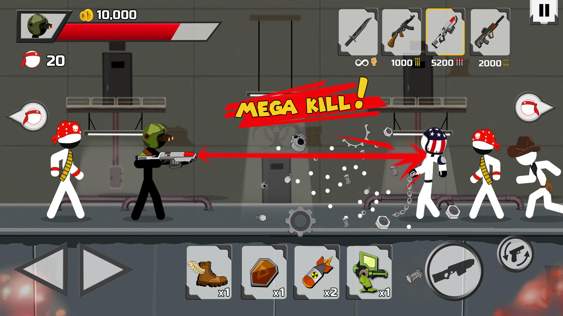 Stickman maverick : bad boys ゲームのスクリーンショット