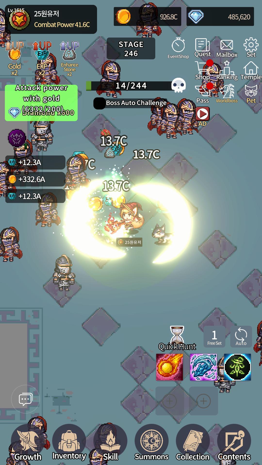 Legend Magician : Idle RPG Game Screenshot