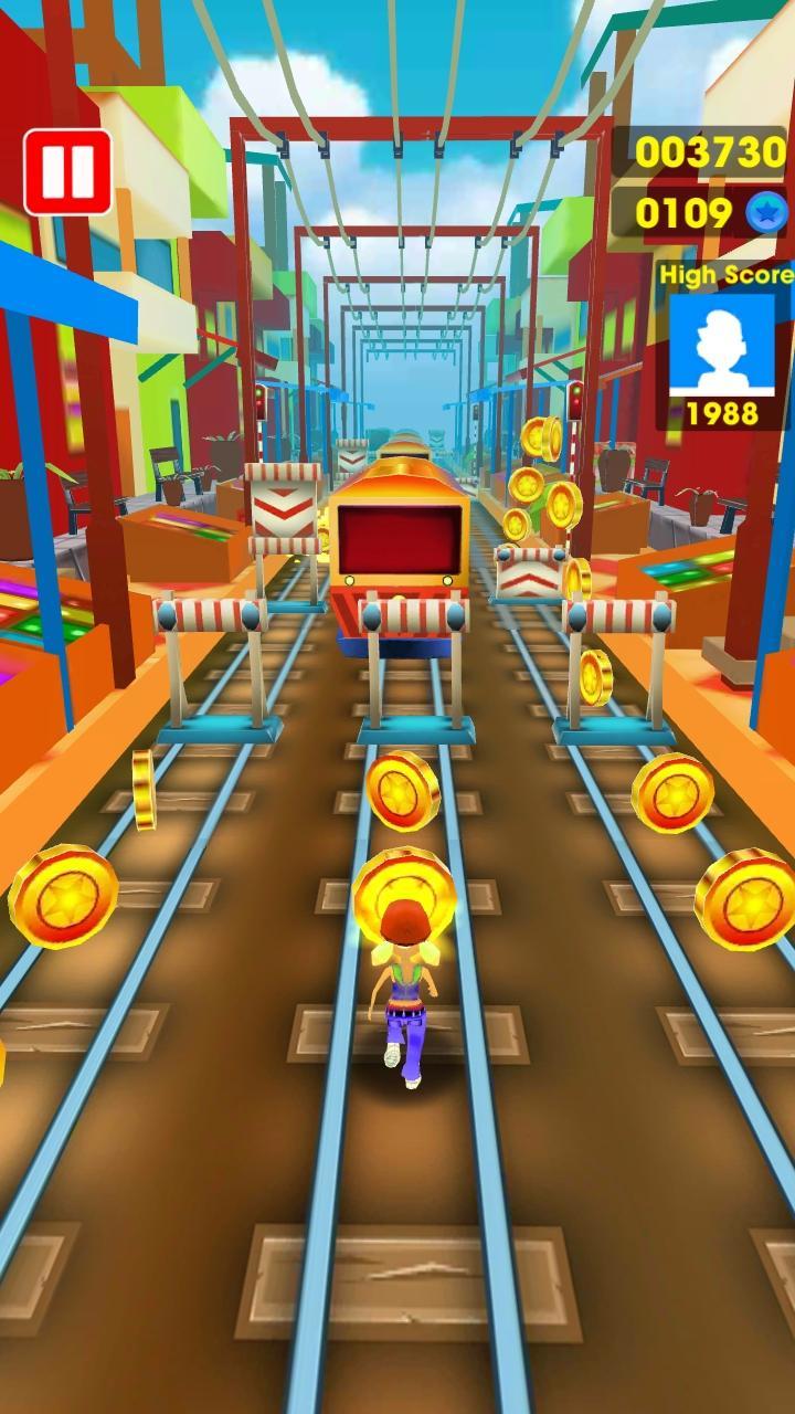 Screenshot of Subway Train - Surfing Runner 3D