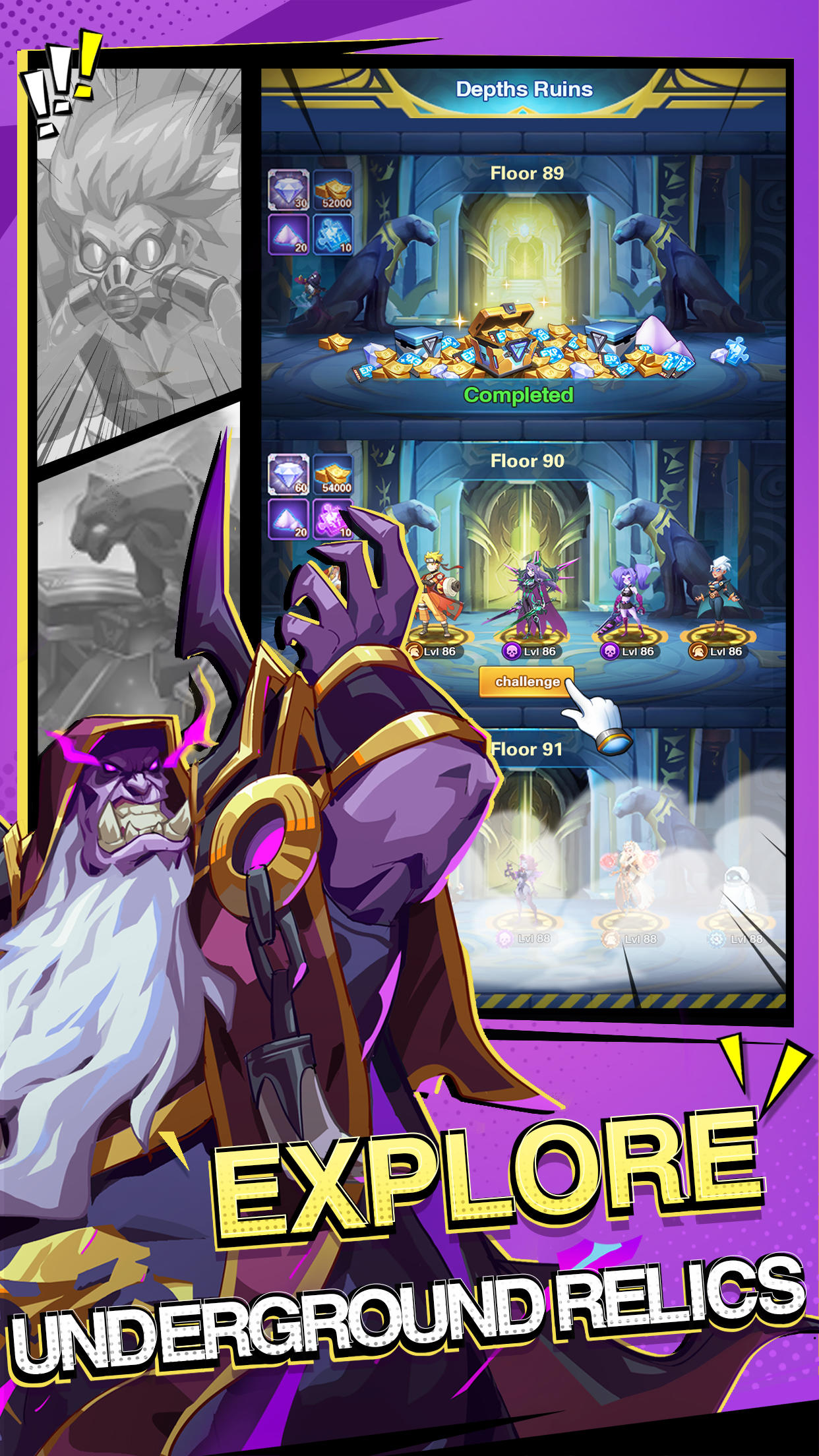 Screenshot of Heroes Bang: Idle RPG Arena