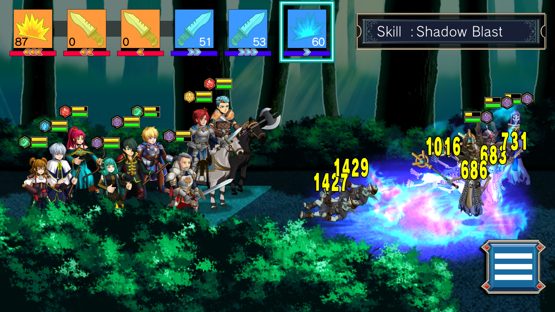 RPG Greed of Might Game Screenshot