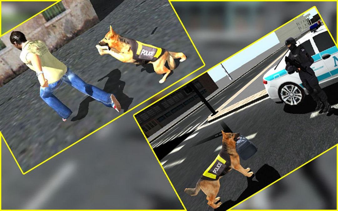 Police Dog Chase Criminal 3D screenshot game