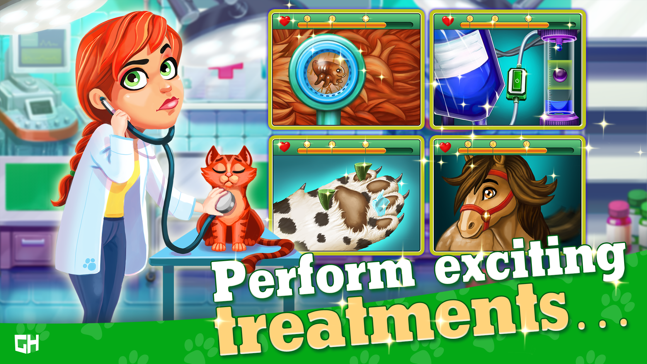 Dr. Cares - Pet Rescue 911 Game Screenshot
