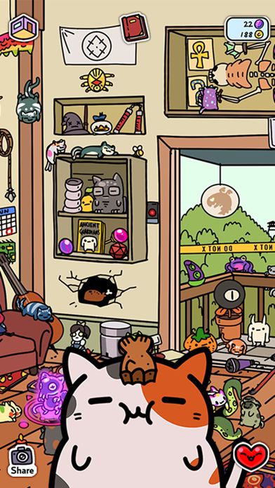 Screenshot of Kleptocats Furry Kitty Collect