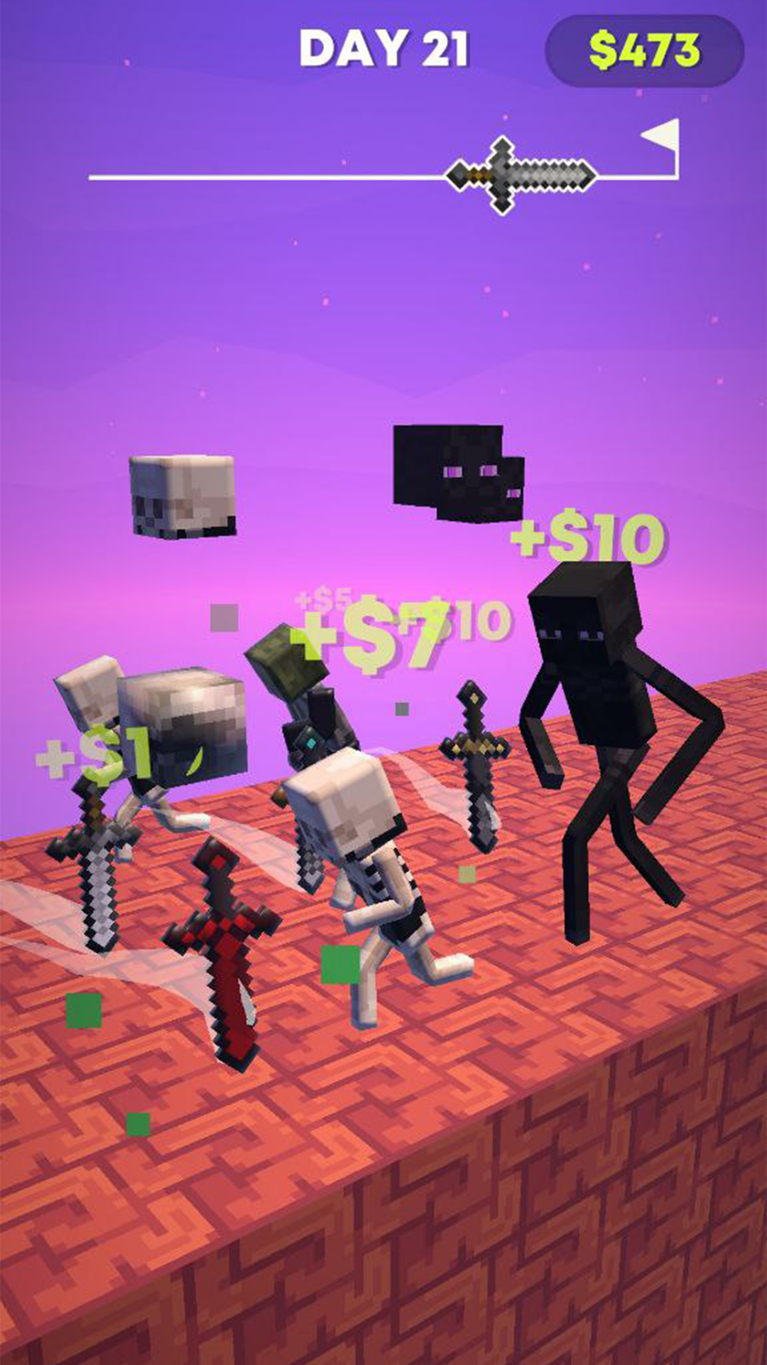 Craft Slasher Game Screenshot