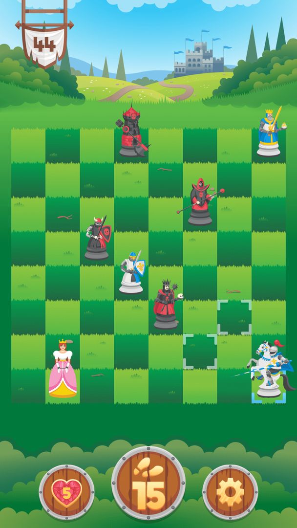 Screenshot of Knight Saves Queen