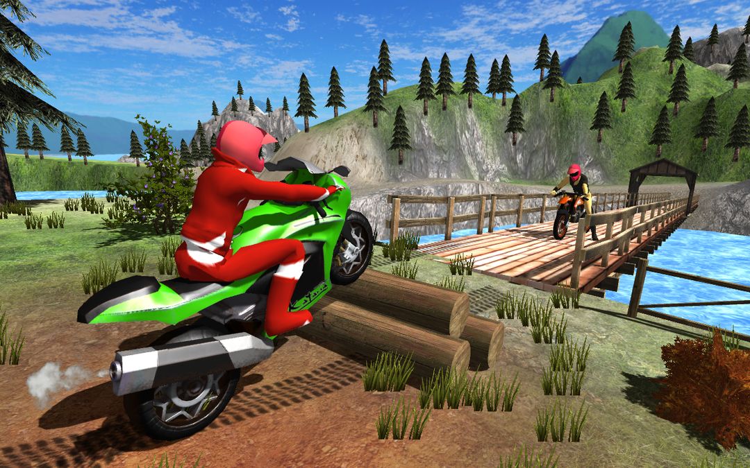 Moto Racer Dirt 3D 게임 스크린 샷