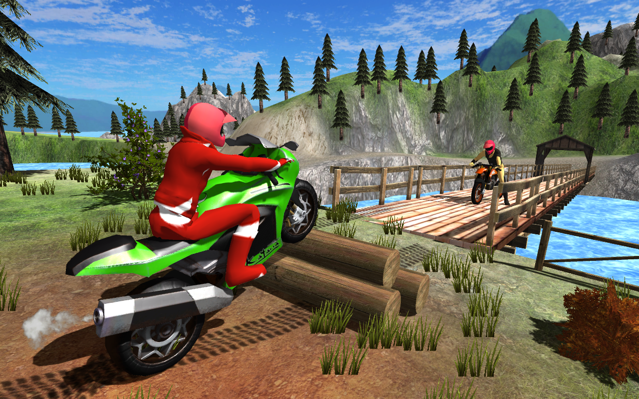 Cuplikan Layar Game Moto Racer Dirt 3D