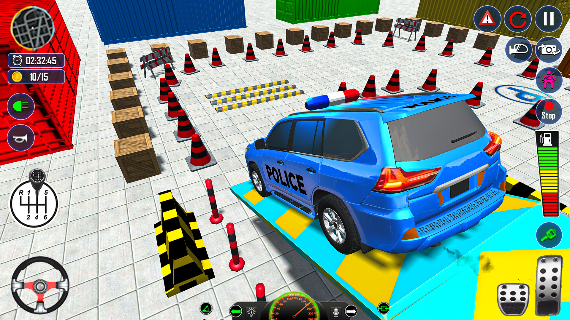 police car parking 3D HD APK para Android - Download