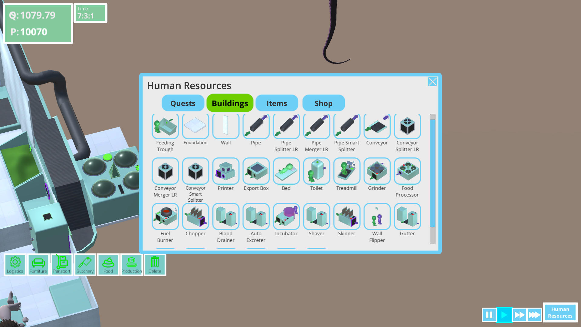 Screenshot of Human Factory