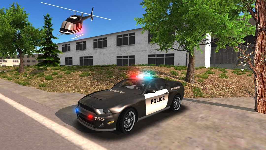 Police Car Driving Offroad 게임 스크린 샷
