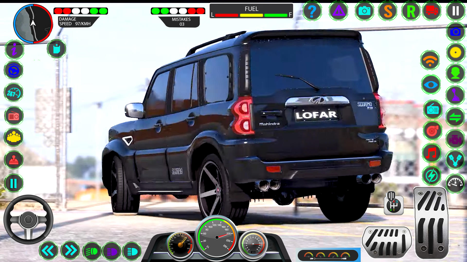 Indian Jeep Wala Games 3D ภาพหน้าจอเกม