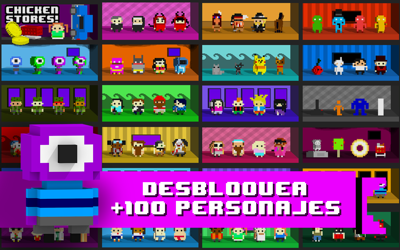 Captura de Pantalla del Juego Chicken Jump - Crazy Traffic