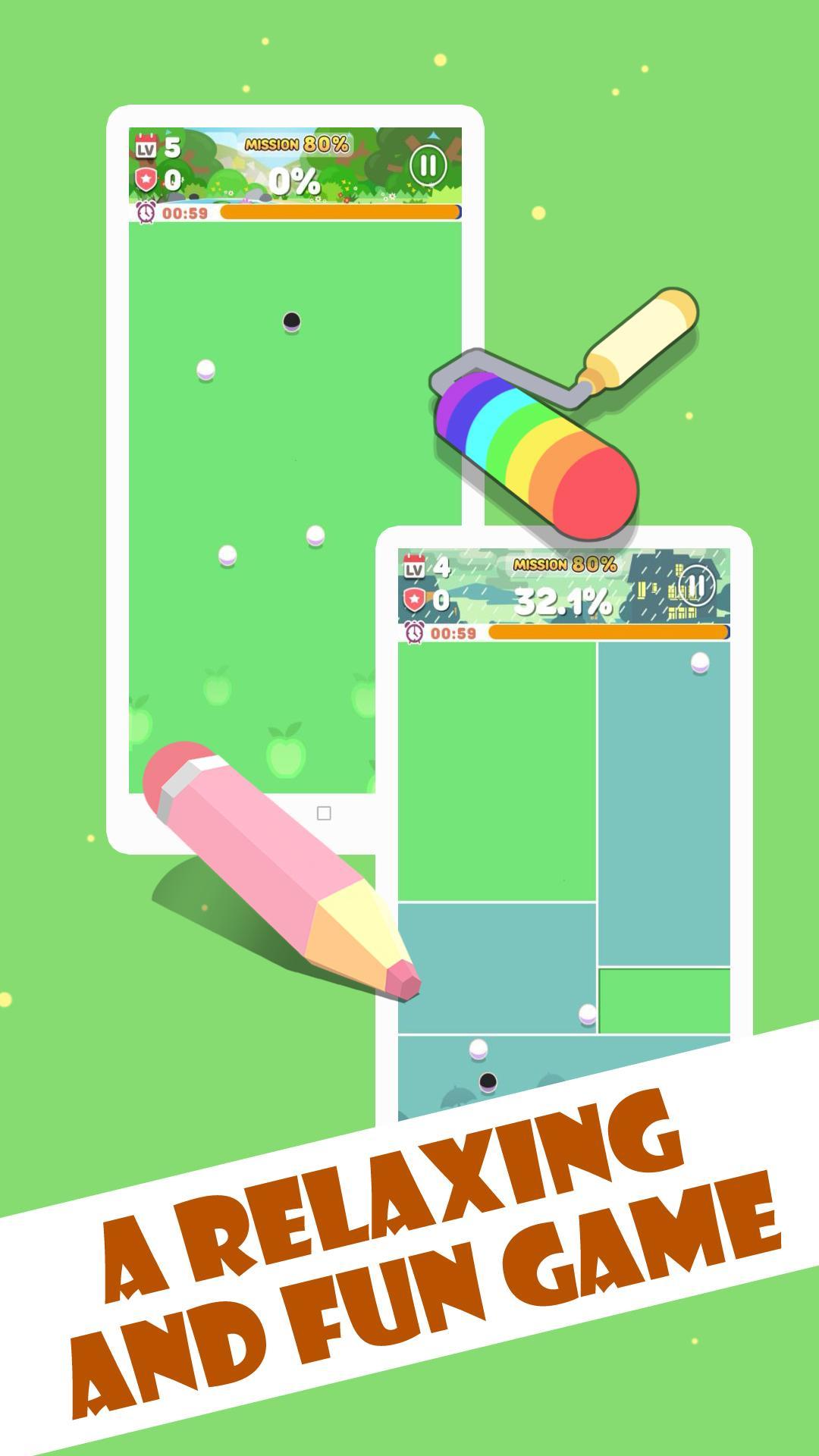 Painting Cut Game Screenshot