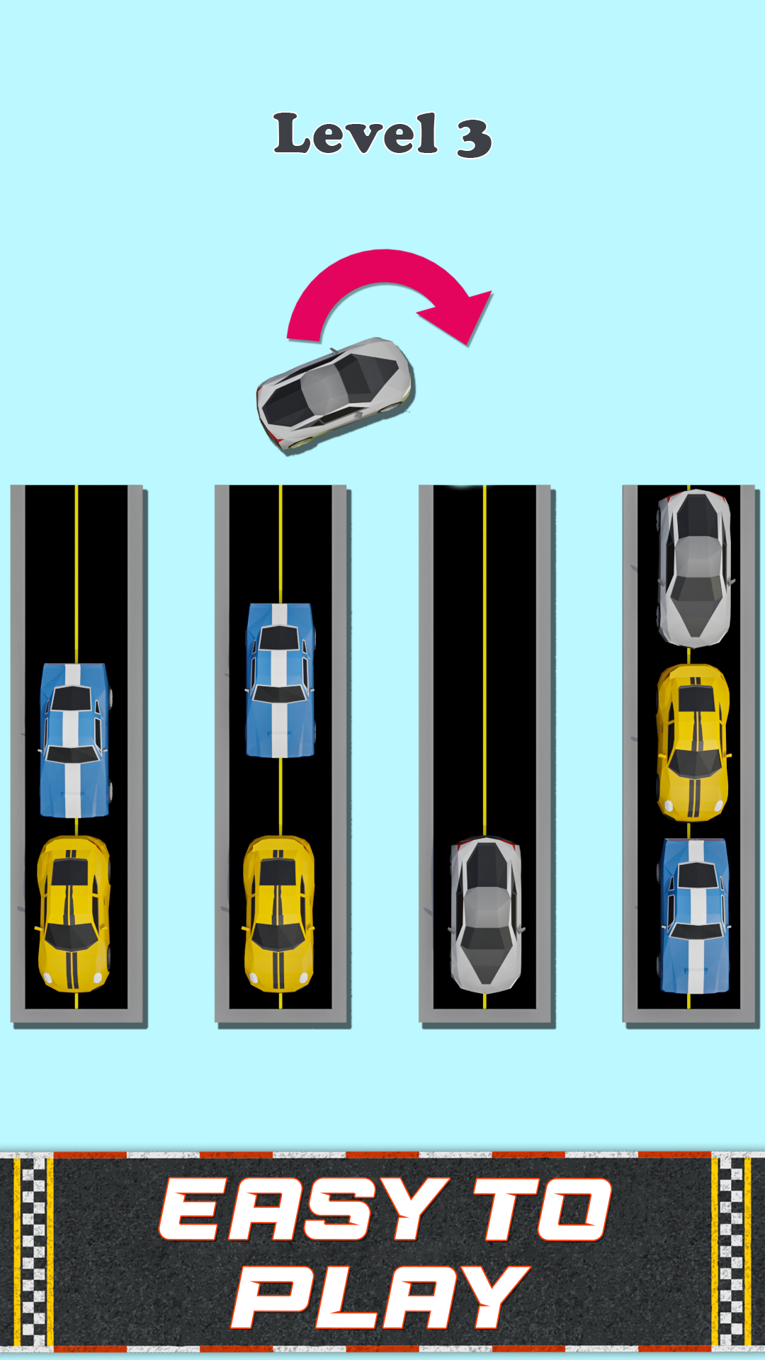 Скриншот игры Car Sort Traffic Jam Puzzle