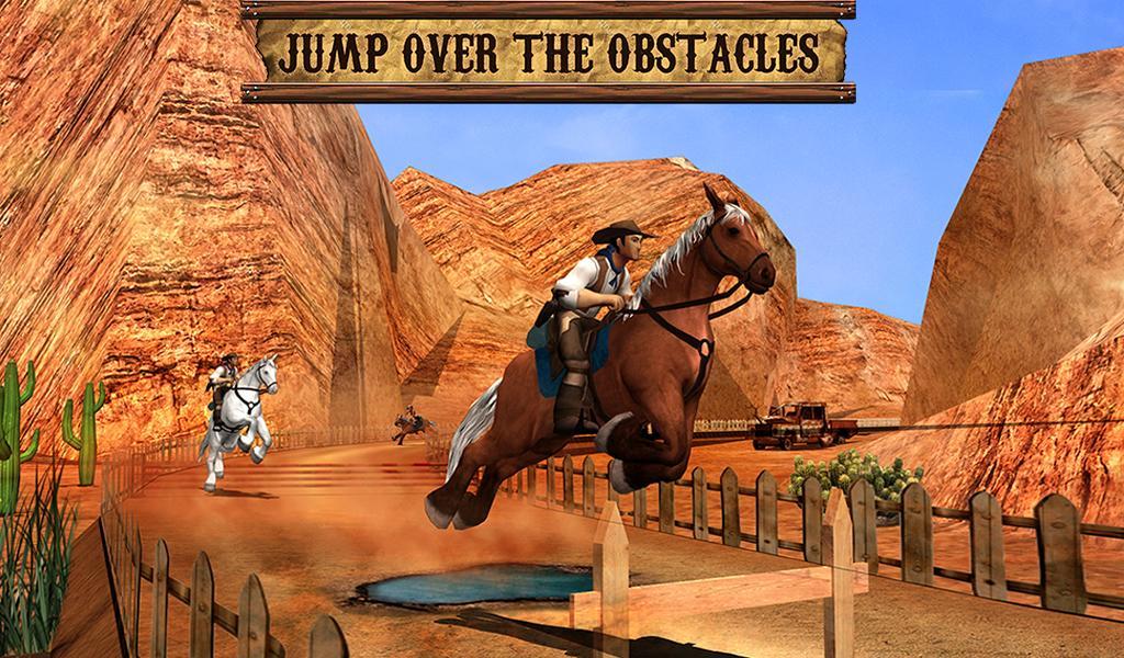Скриншот игры Texas Wild Horse Race 3D