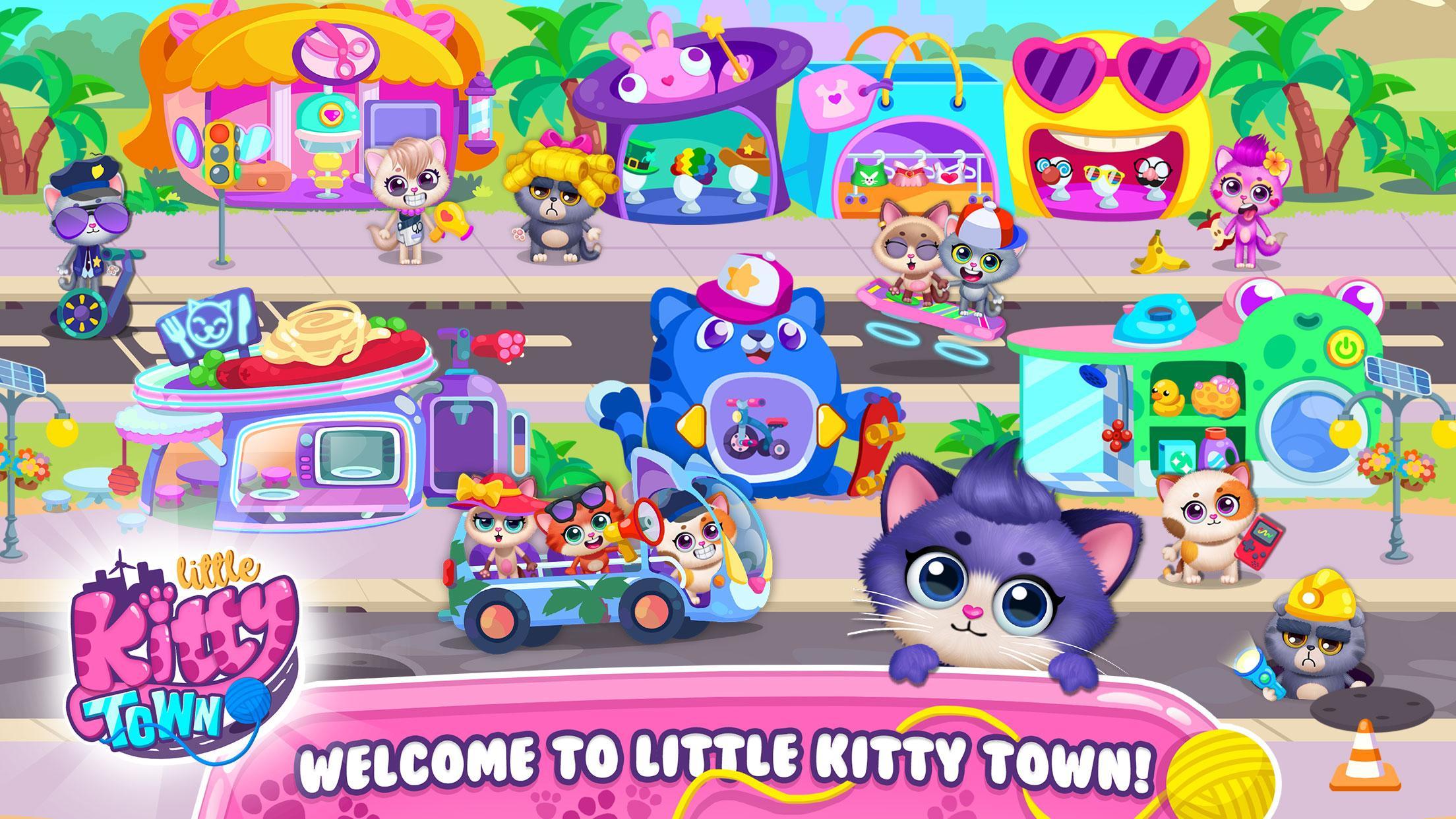 Little Kitty Town - Collect Cats & Create Stories Mobile Android Apk ...