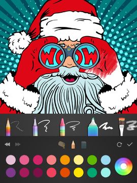2022 Christmas Coloring Book Game Screenshot