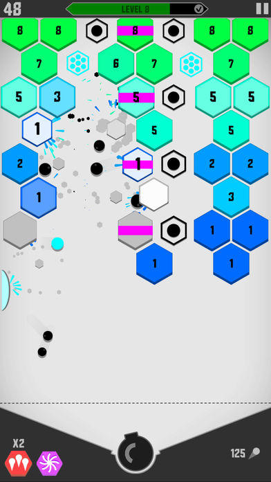 弹珠炮台 ภาพหน้าจอเกม