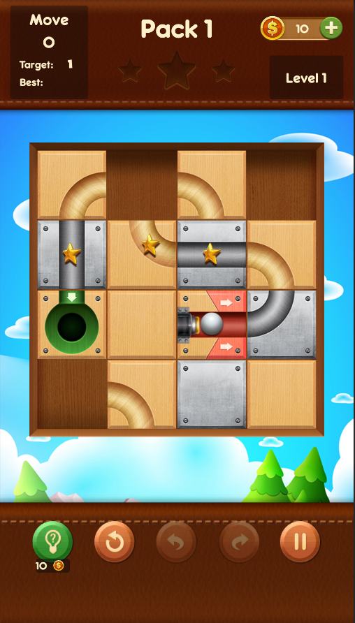 Cuplikan Layar Game Move To Slide Ball