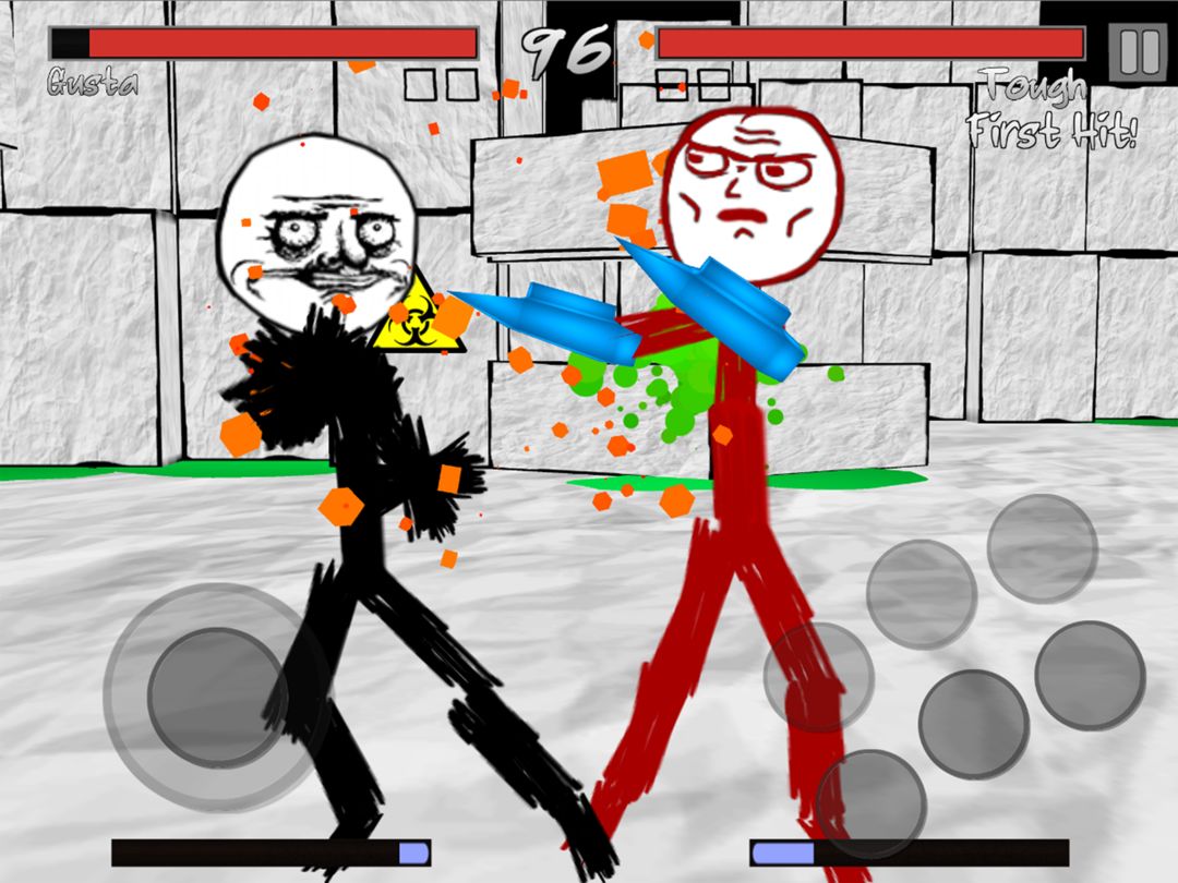 Stickman Meme Fight ภาพหน้าจอเกม