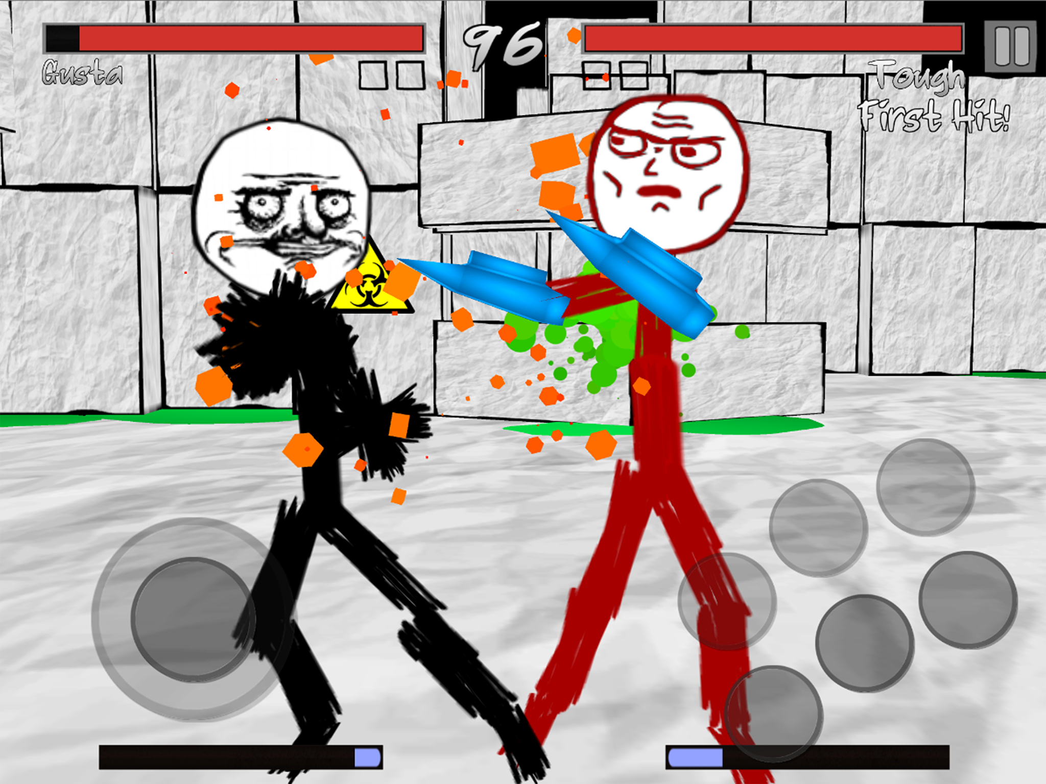 Cuplikan Layar Game Stickman Meme Fight