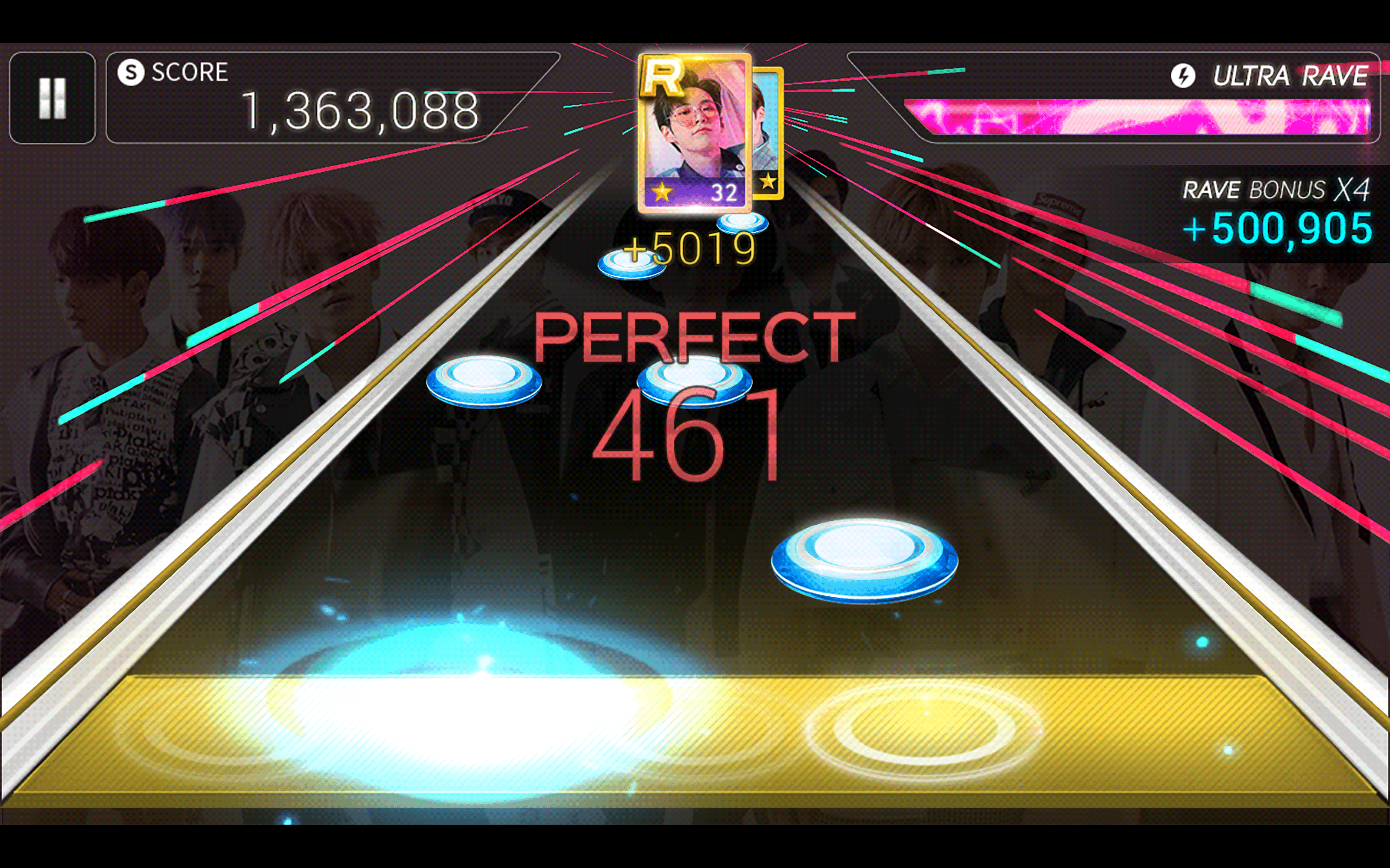 SuperStar SMTOWN ゲームのスクリーンショット