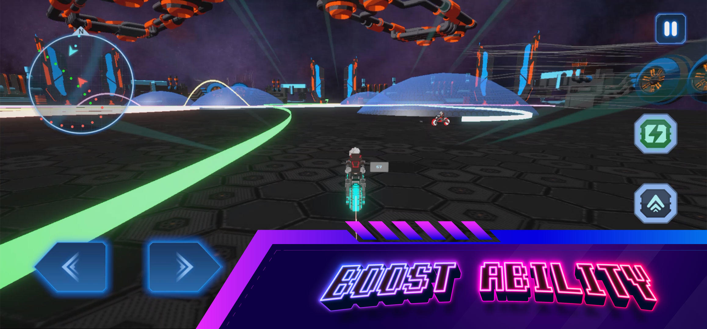 HoloBike 3D Game Screenshot