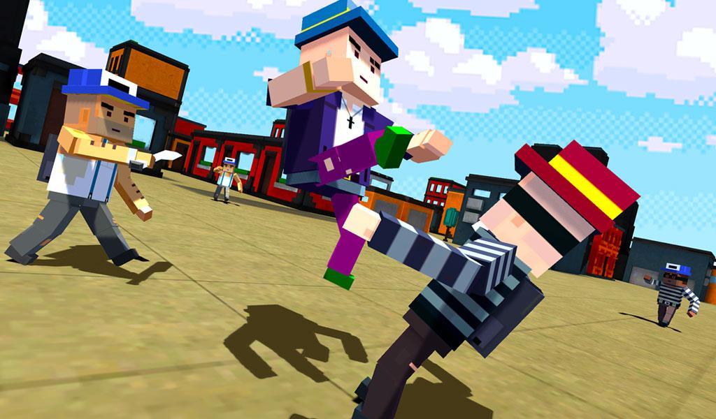 Blocky Neighbor Hero 3D Game Screenshot