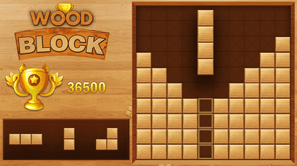Wood Block Puzzle Game Screenshot