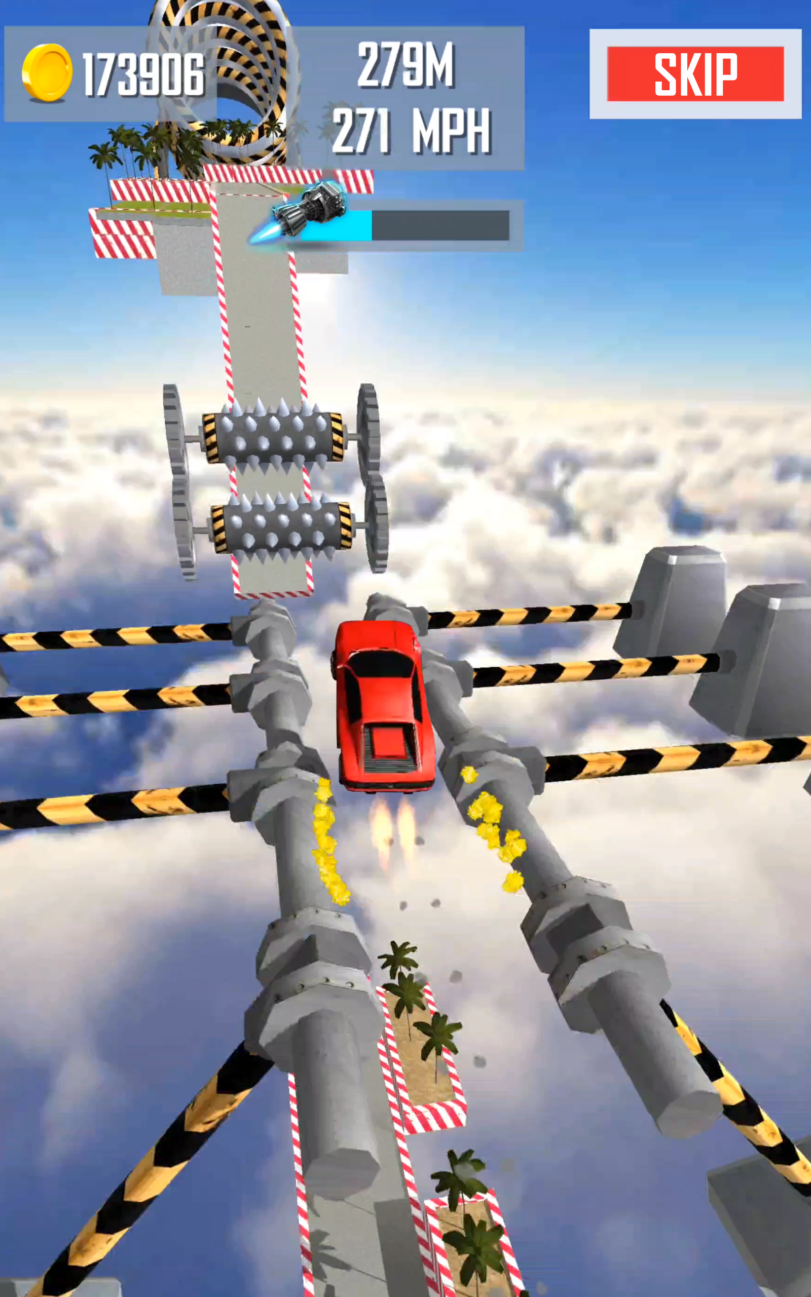 Captura de Tela do Jogo Mega Ramp Car Jumping