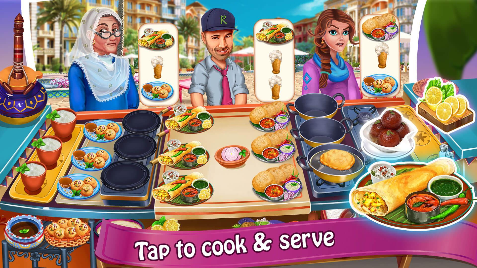 My Restaurant: Cooking Madness Game Screenshot