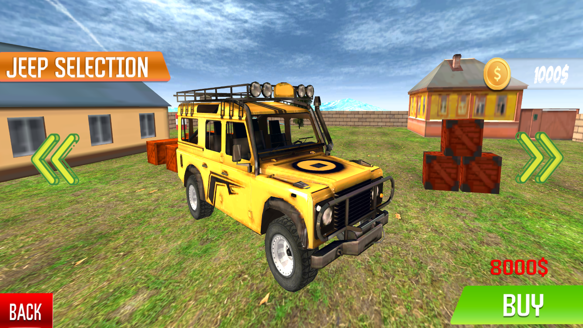 Offroad Jeep Simulator 4x4 SUV Game Screenshot