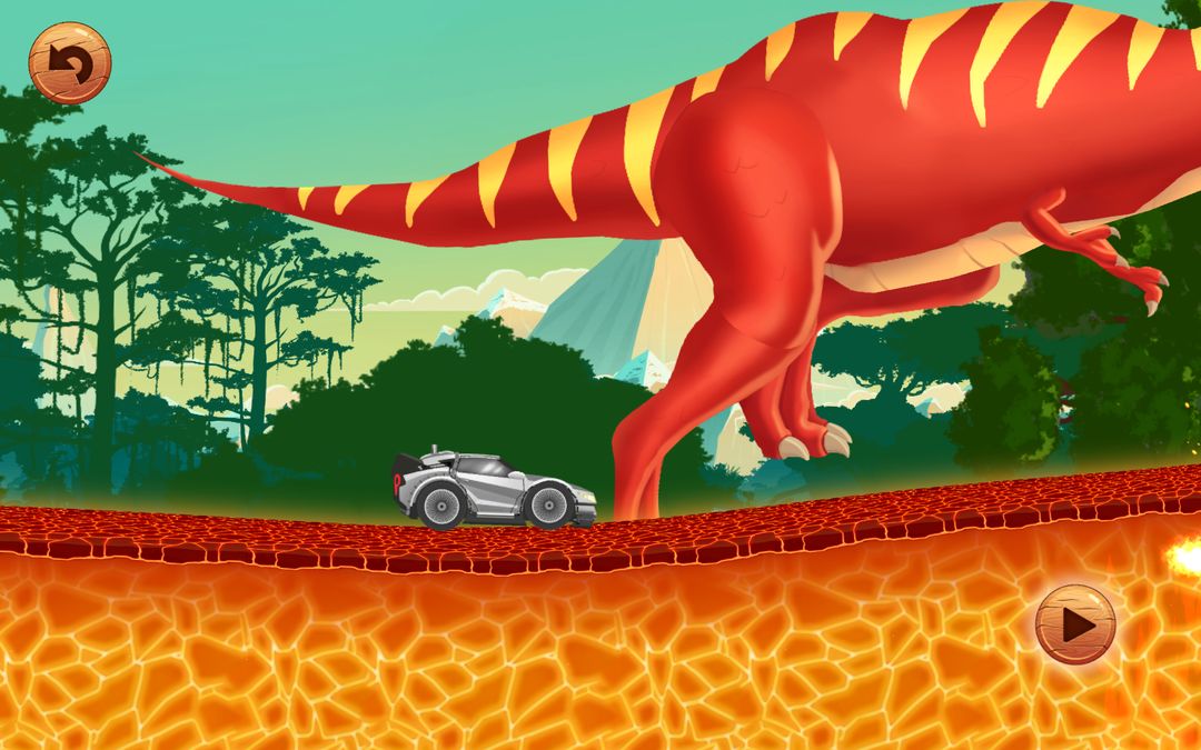 Fun Kid Racing Dinosaurs World screenshot game