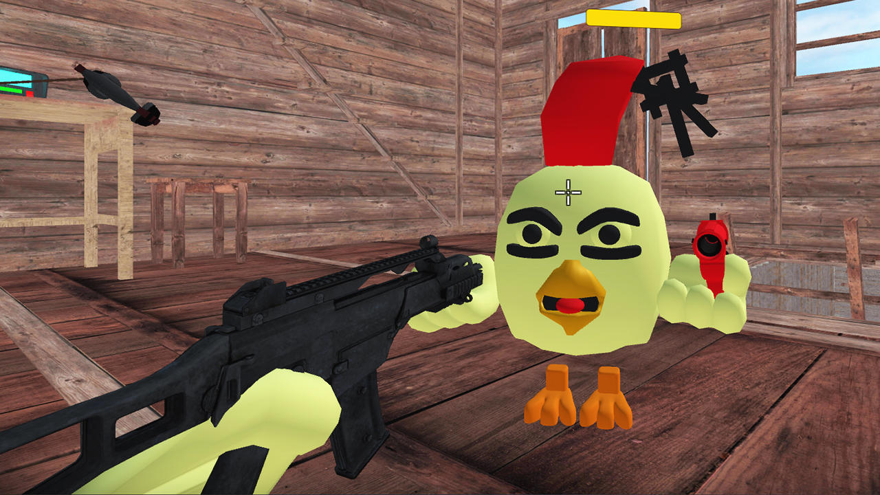 Chicken fps shoot Gun 3D Game Screenshot