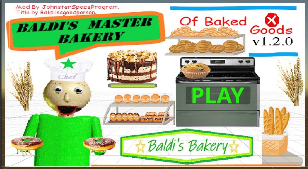 Screenshot of Baldi Master Bakery Mod 2023